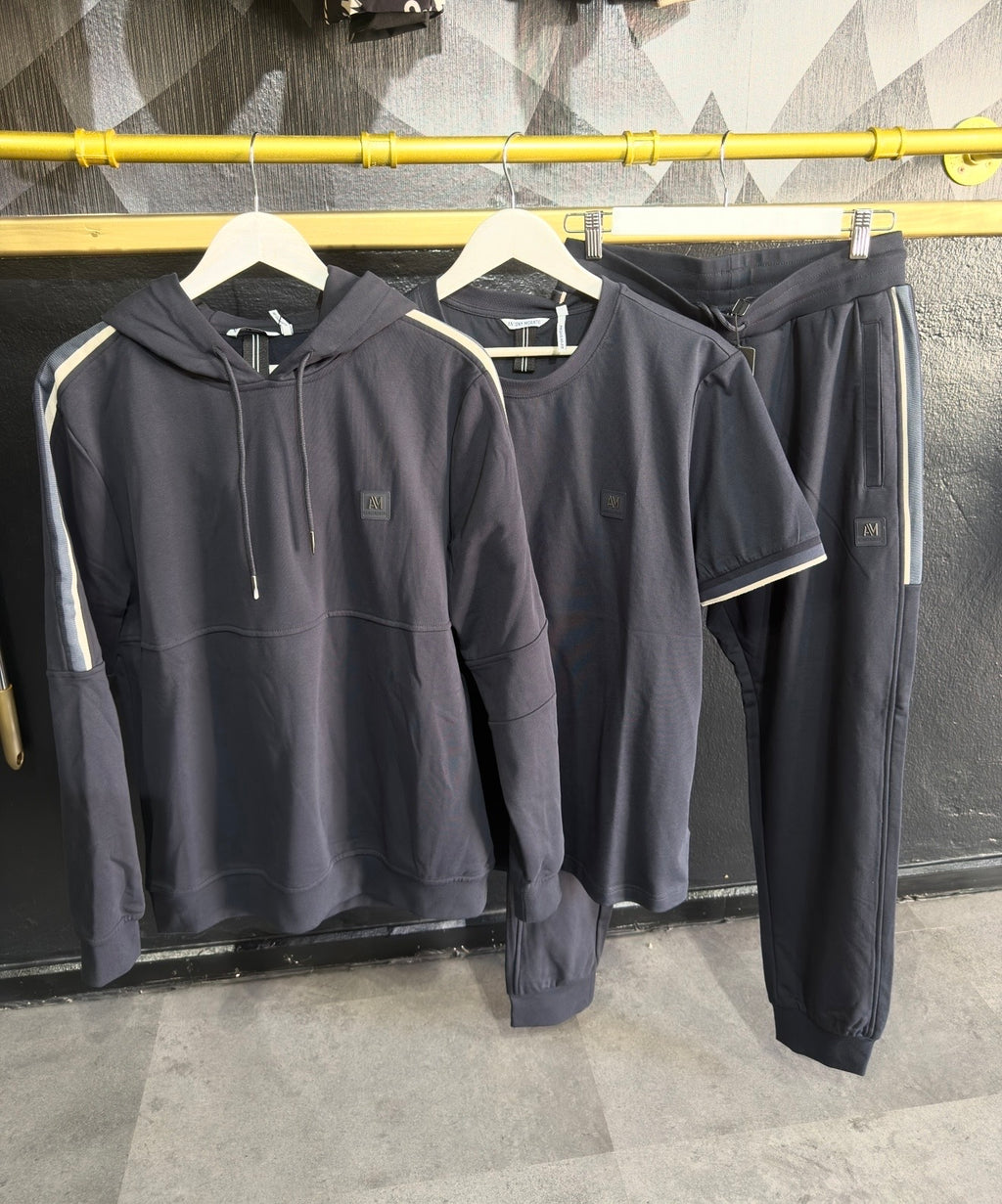 Sudadera Antony Morato Hombre Azul Marino con Capucha