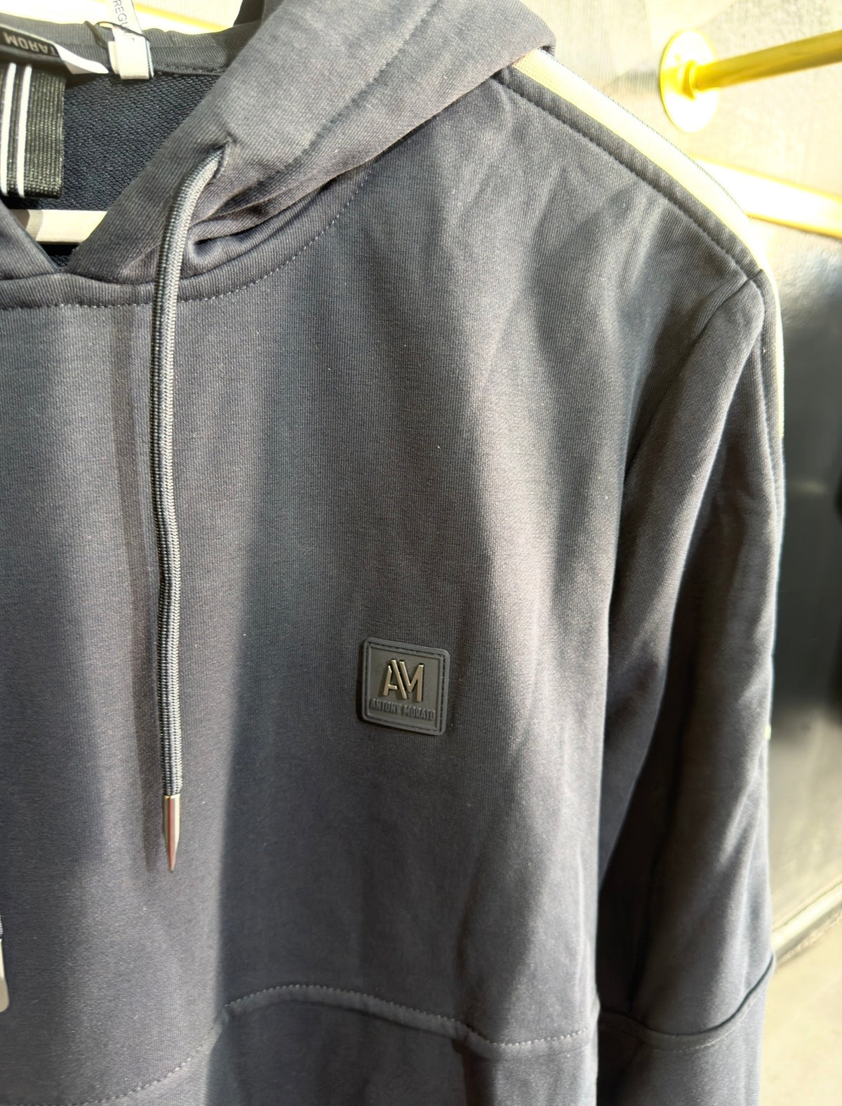 Sudadera Antony Morato Hombre Azul Marino con Capucha