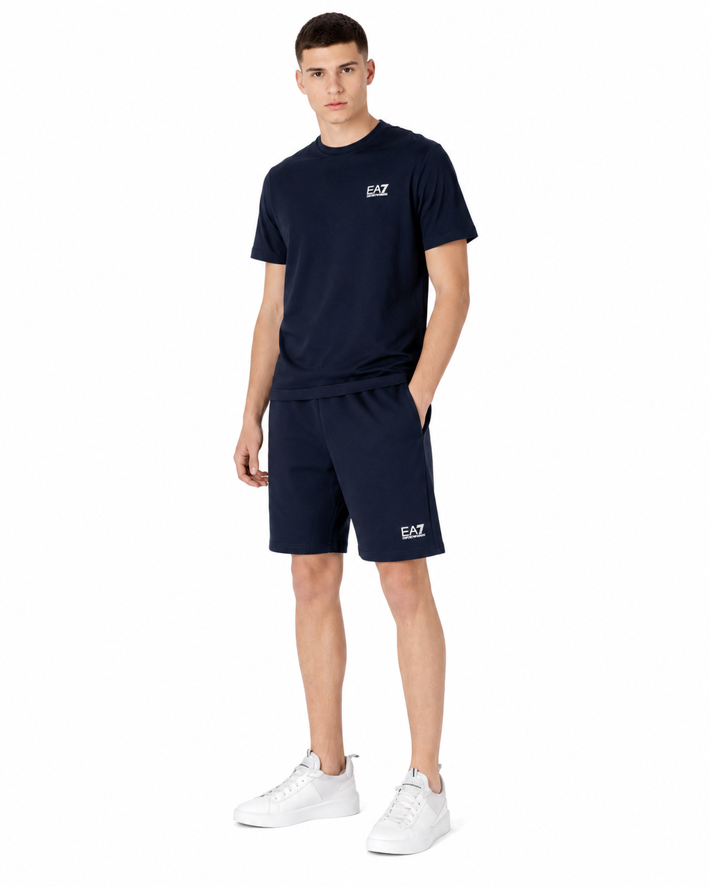 Conjunto EA7 Emporio Armani Azul Marino Essential Hombre