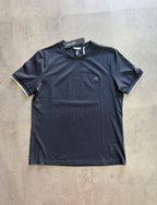 Camiseta Antony Morato Hombre Azul Marino con Detalle en Mangas