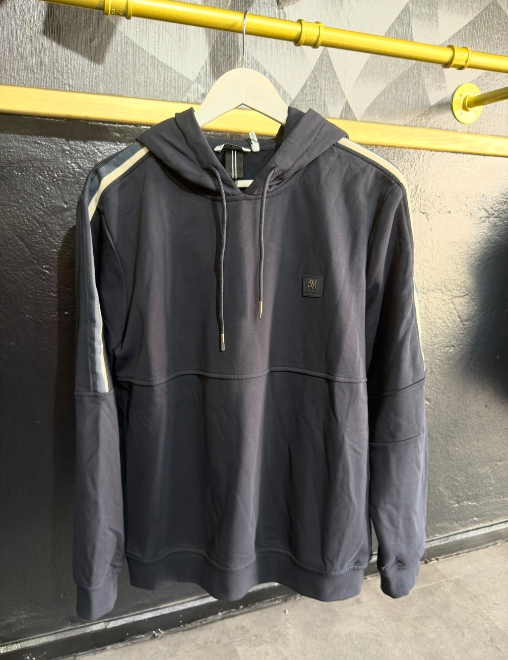 Sudadera Antony Morato Hombre Azul Marino con Capucha