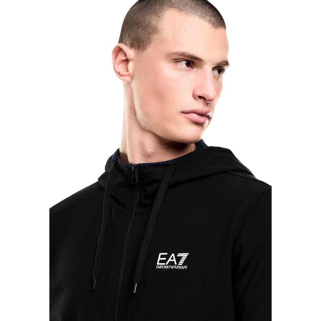 Chándal EA7 Emporio Armani Hombre Negro con Capucha