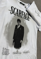 Camiseta George V Manga Corta Con Estampado Desgastado De Estilo Urbano Para Hombre