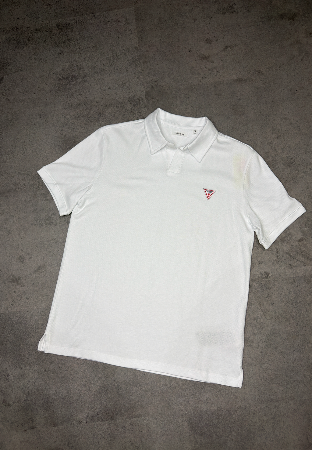 Guess Polo Unisex Con Cuello Y Placket De Botones, Clásico Cómodo Para Diario, Versátil, Duradero