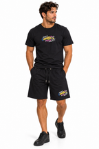 Conjunto George V Paris Hombre Negro Estampado Multicolor