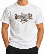 Camiseta Gianni Kavanagh Hombre Blanca White Chain Logo