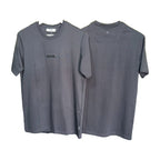Camiseta BALR. Hombre Gris Antracita Minimalista