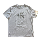 Camiseta Calvin Klein Jeans Hombre Blanca Logo Monograma