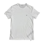 Camiseta Emporio Armani Mujer Blanca Básica Logo Águila
