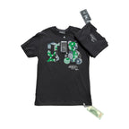 Camiseta George V Hombre Negra Patchwork Nº78