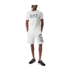 Conjunto EA7 Emporio Armani Blanco Camiseta y Short