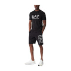 EA7 Emporio Armani Black Set with White Logo
