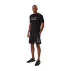 EA7 Emporio Armani Black T-Shirt and Shorts Set