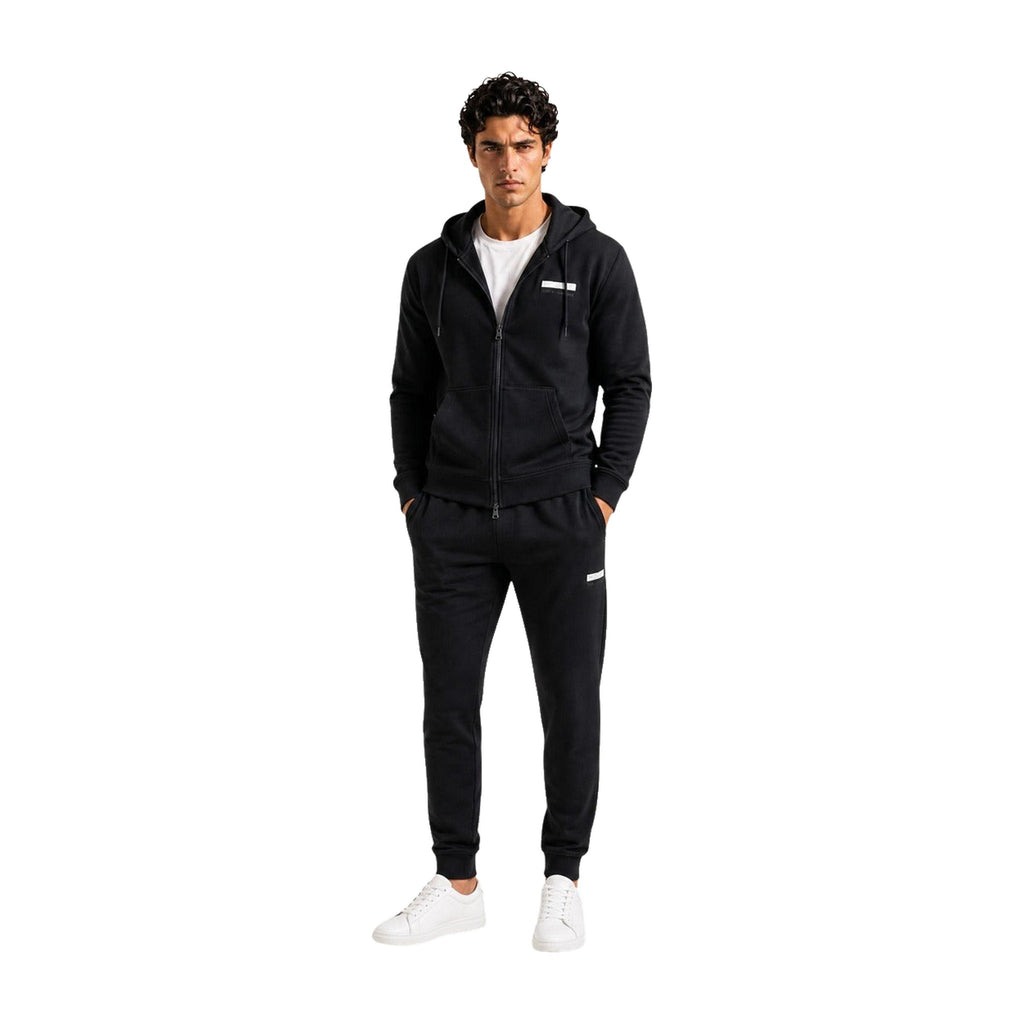 Chándal EA7 Emporio Armani Negro con Capucha Hombre