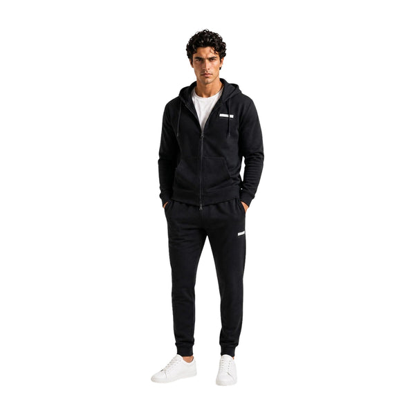 Chándal EA7 Emporio Armani Negro con Capucha Hombre