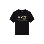 Conjunto EA7 Emporio Armani Negro con Logo Dorado Hombre