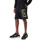 Conjunto EA7 Emporio Armani Negro con Logo Dorado Hombre