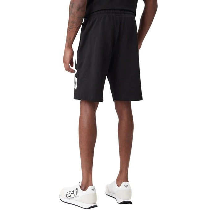 Conjunto EA7 Emporio Armani Negro con Logo Blanco Hombre