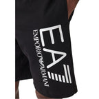 Conjunto EA7 Emporio Armani Negro con Logo Blanco Hombre