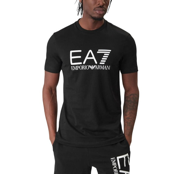 Conjunto EA7 Emporio Armani Negro con Logo Blanco Hombre