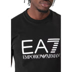 Conjunto EA7 Emporio Armani Negro con Logo Blanco Hombre