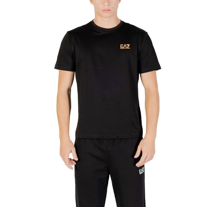 Conjunto EA7 Emporio Armani Negro Logo Dorado Hombre