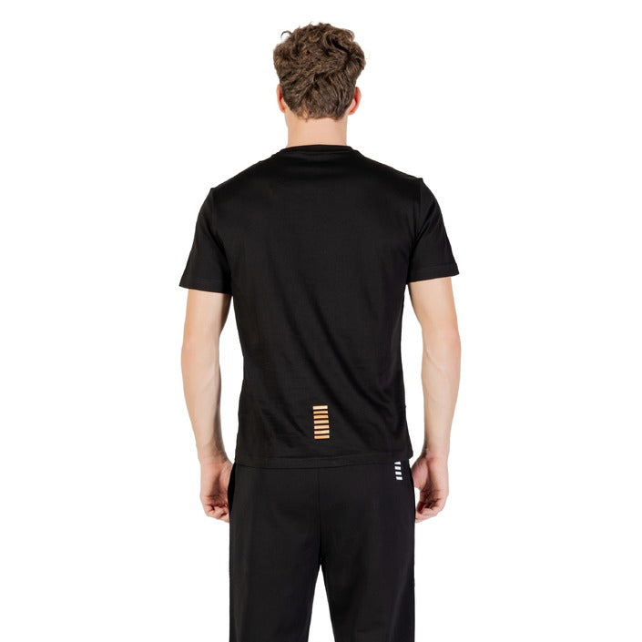 Conjunto EA7 Emporio Armani Negro Logo Dorado Hombre