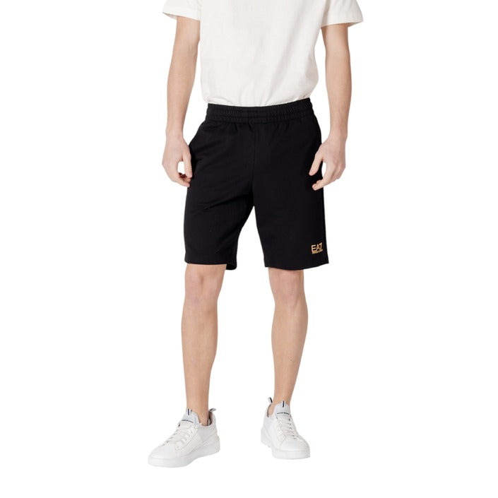 Conjunto EA7 Emporio Armani Negro Logo Dorado Hombre
