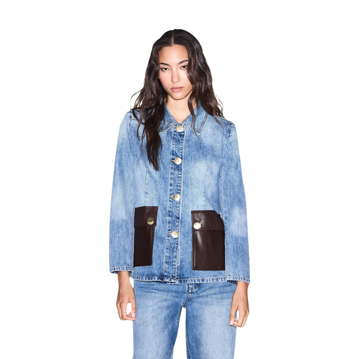 Chaqueta Armani Exchange Mujer Azul