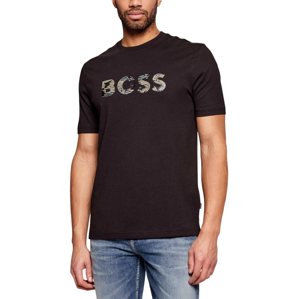Boss Camisetas Hombre 100%  Algodón Suave Y Transpirable Con Estampado Moderno Versátil
