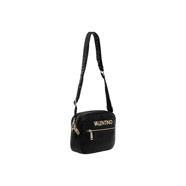 Valentino Bags Bolsos Mujer Bandolera Negra con Cremallera y Bolsillos Interiores y Exteriores