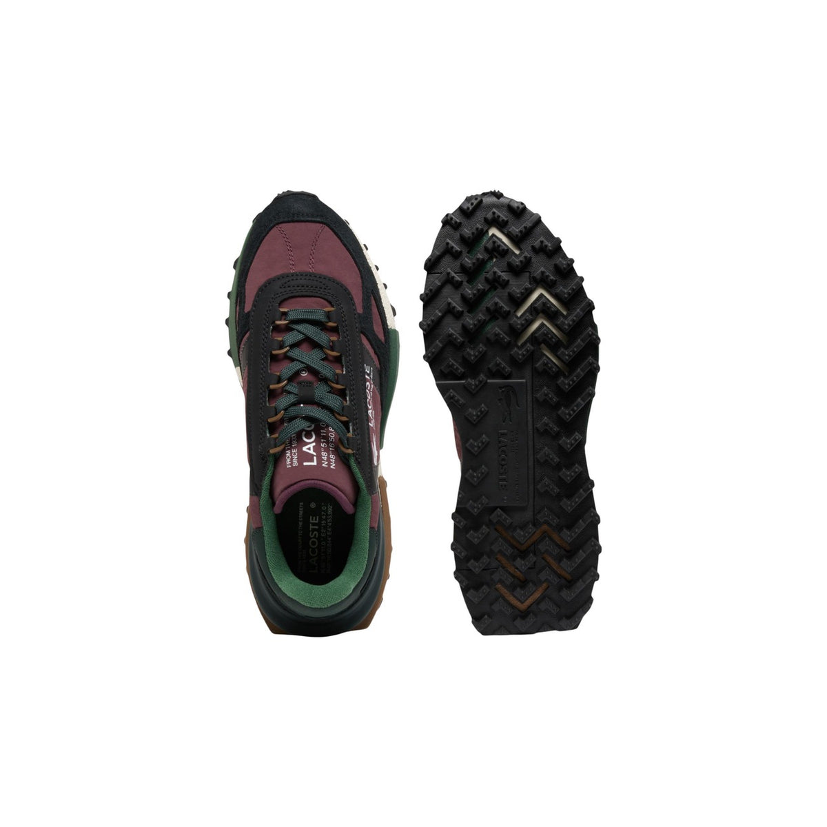 Zapatillas Lacoste Hombre Granate