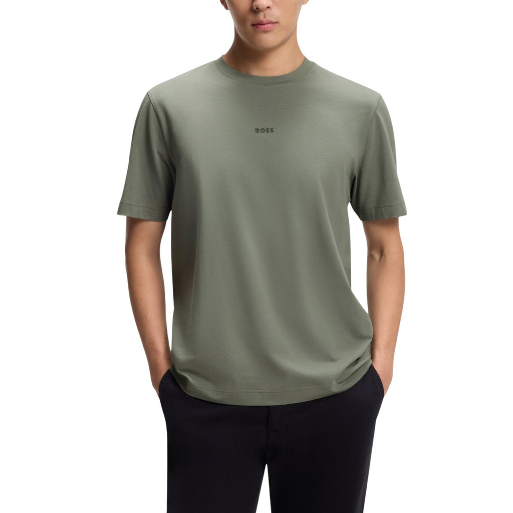 Boss Camisetas Hombre Algodón Elastano Suave