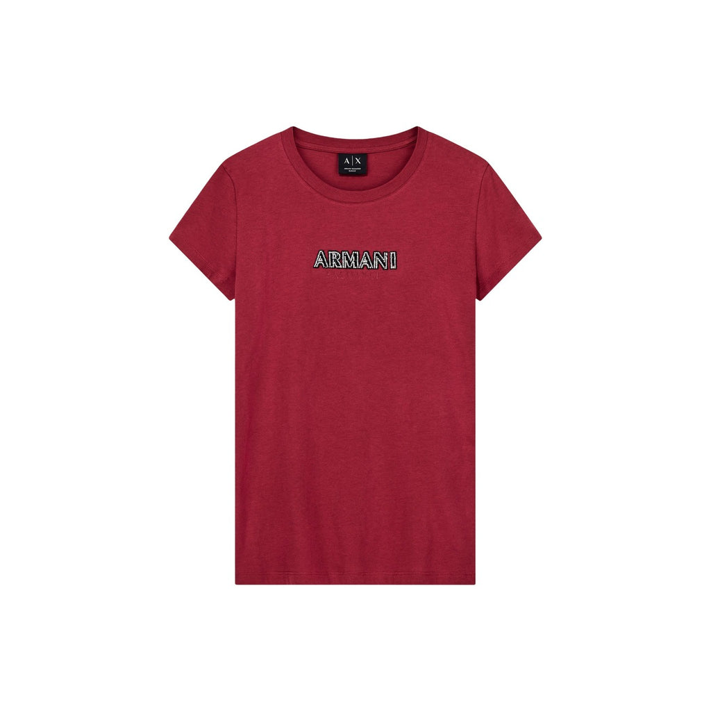 Camiseta Armani Exchange Mujer Rojo