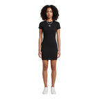 Calvin Klein Jeans Vestidos Mujer Negro Con Estampado Distintivo Y Comodidad Diario