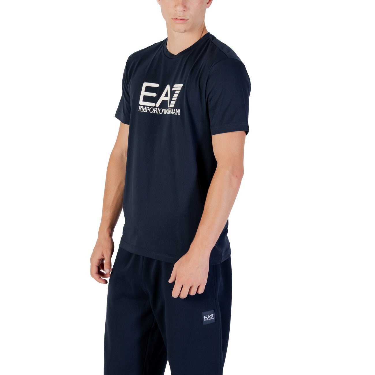 Ea7 Camisetas Manga Corta Cómodas Para Hombre