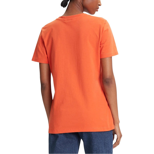 Tommy Hilfiger Camisetas Algodón Orgánico Naranja