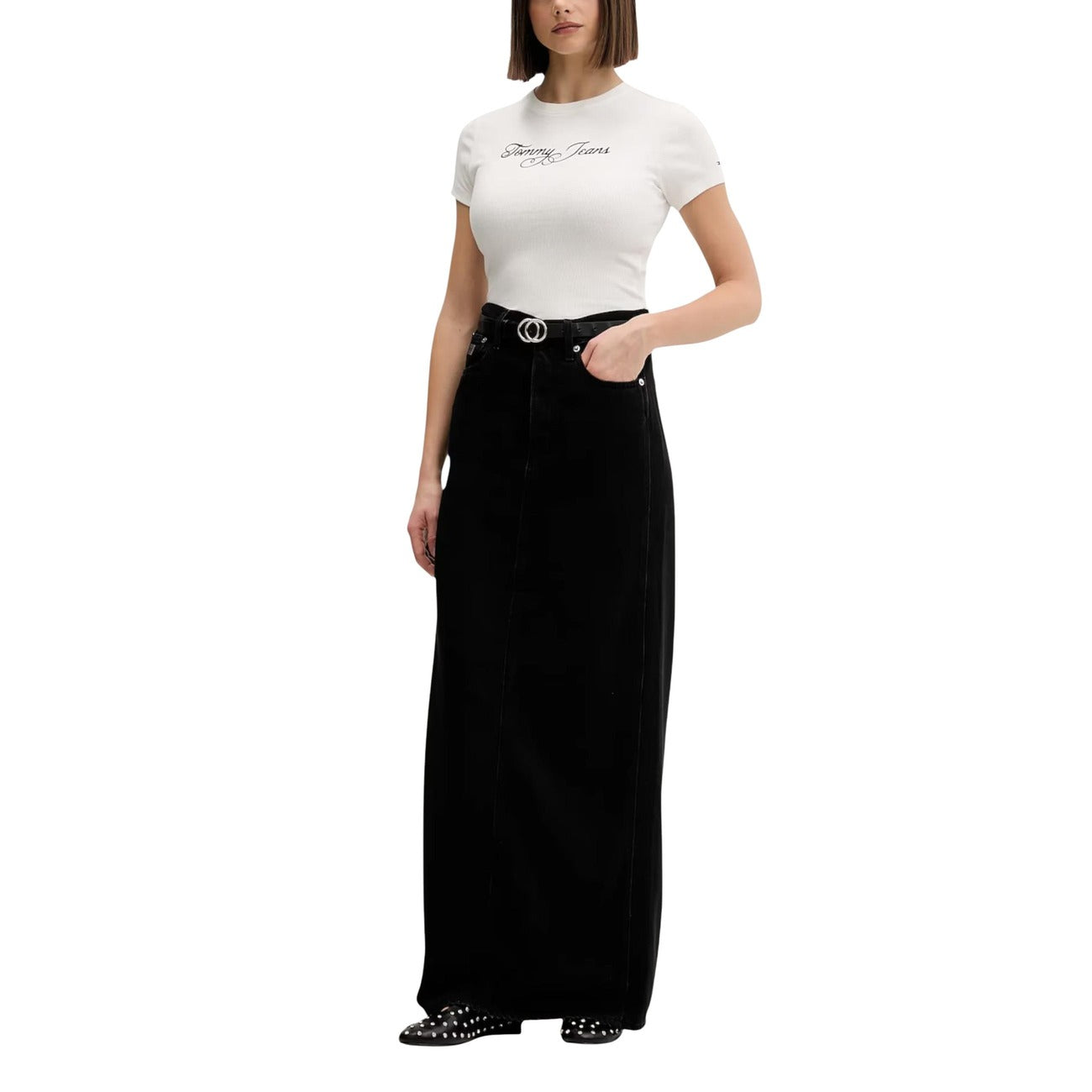 Tommy Hilfiger Camiseta Mujer Algodón Orgánico