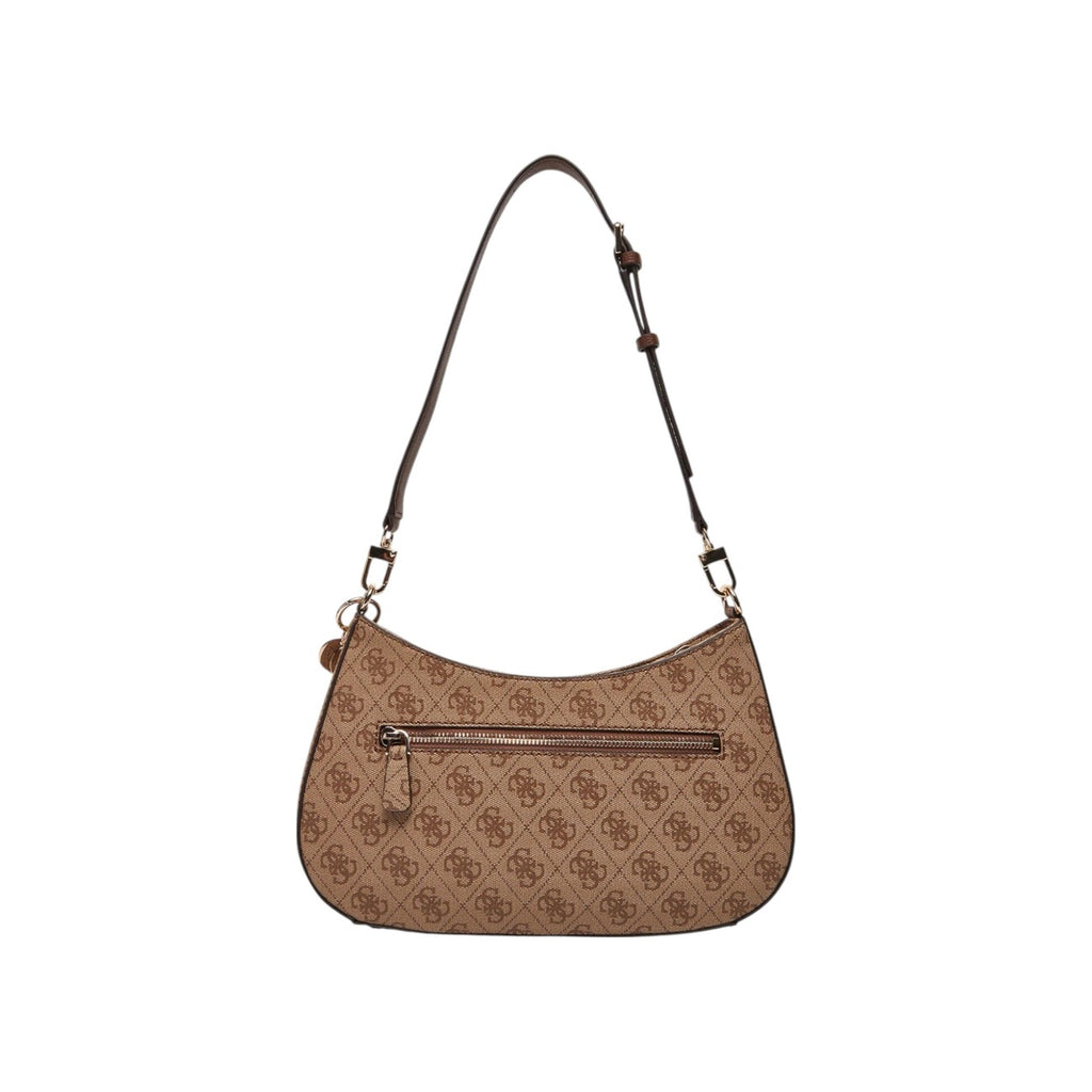 Guess Bolsos Mujer Beis Con Cremallera Y Bolsillos