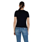 Guess Active Mujer Camisetas Estilo Comodidad Rendimiento Diario En Negro Tejido Suave Duradero