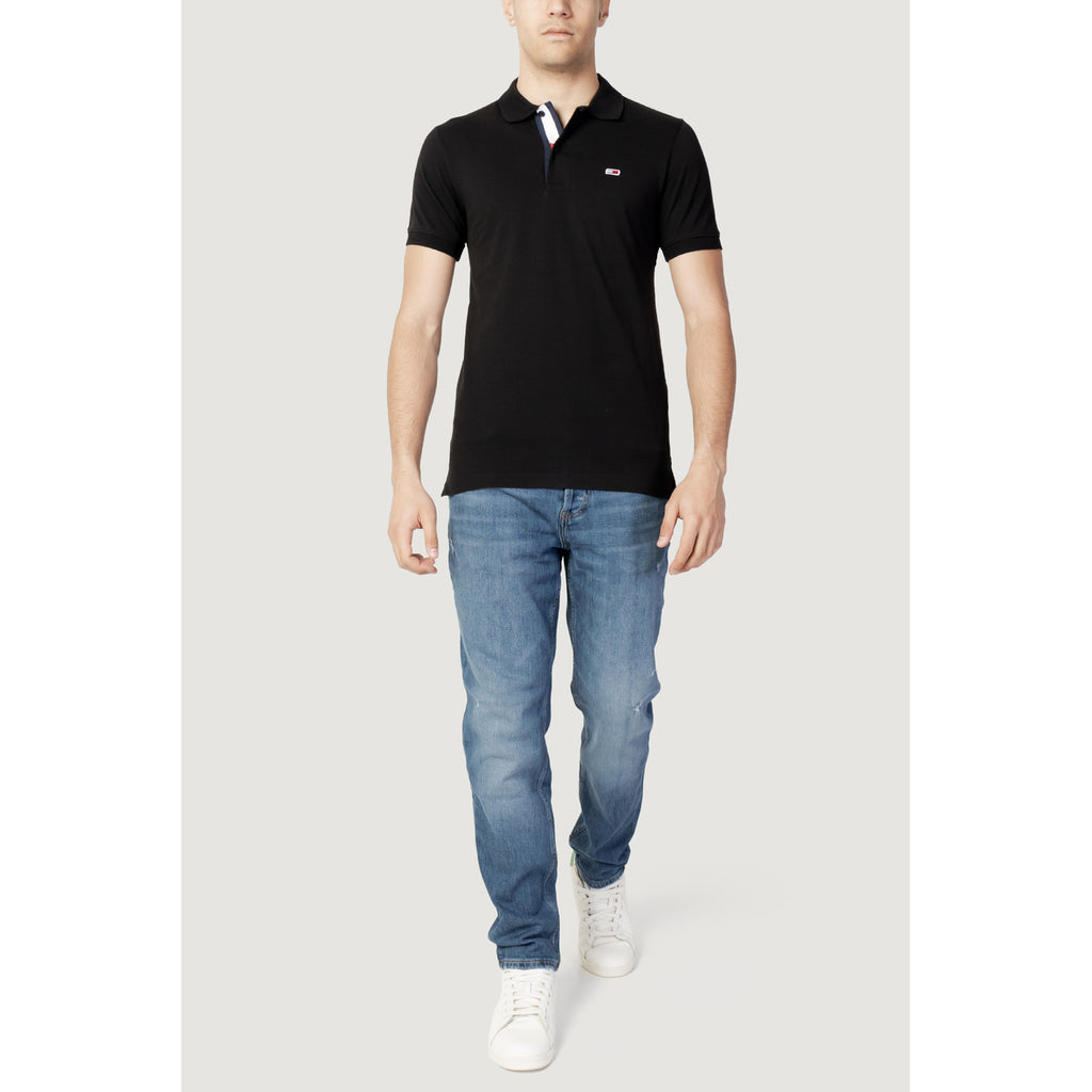 Tommy Hilfiger Polo Hombre Negro Versátil
