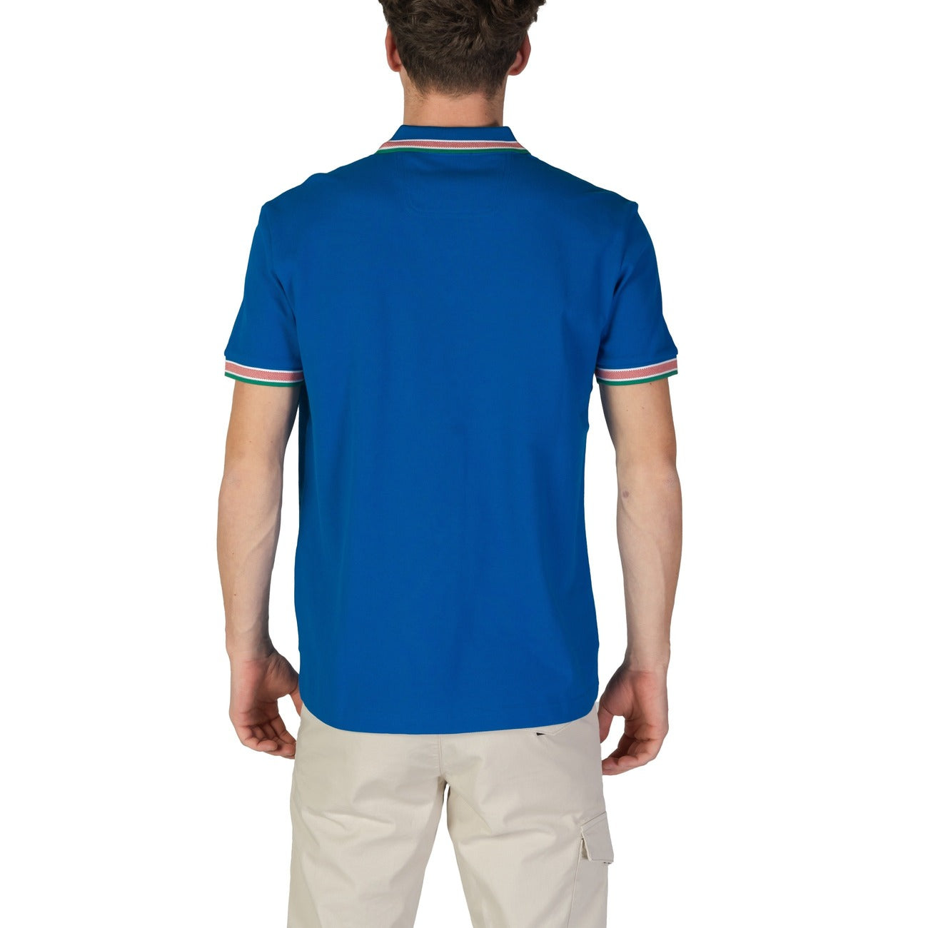Boss Polo Hombre Algodón Suave Azul Claro