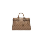 Guess Bolso De Mano Mujer Beige Poliuretano 100 Práctico Y Elegante Para Diario