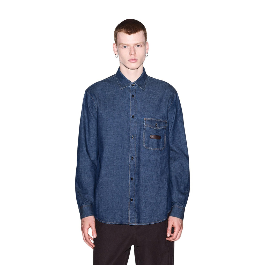 Camisa Armani Exchange Hombre Azul (Ref. 2478204)