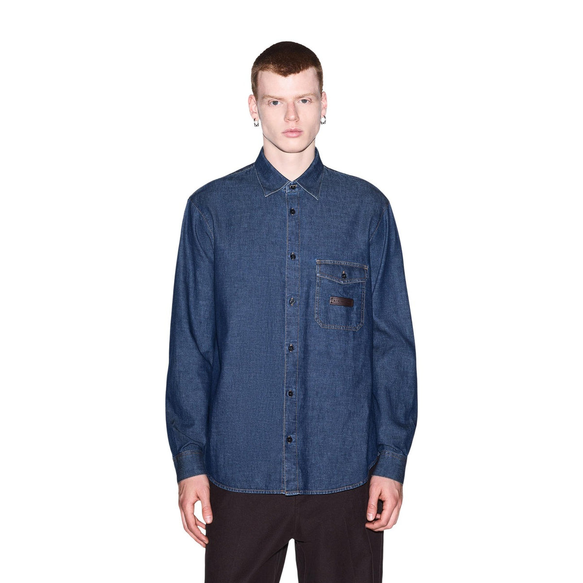 Camisa Armani Exchange Hombre Azul (Ref. 2478204)