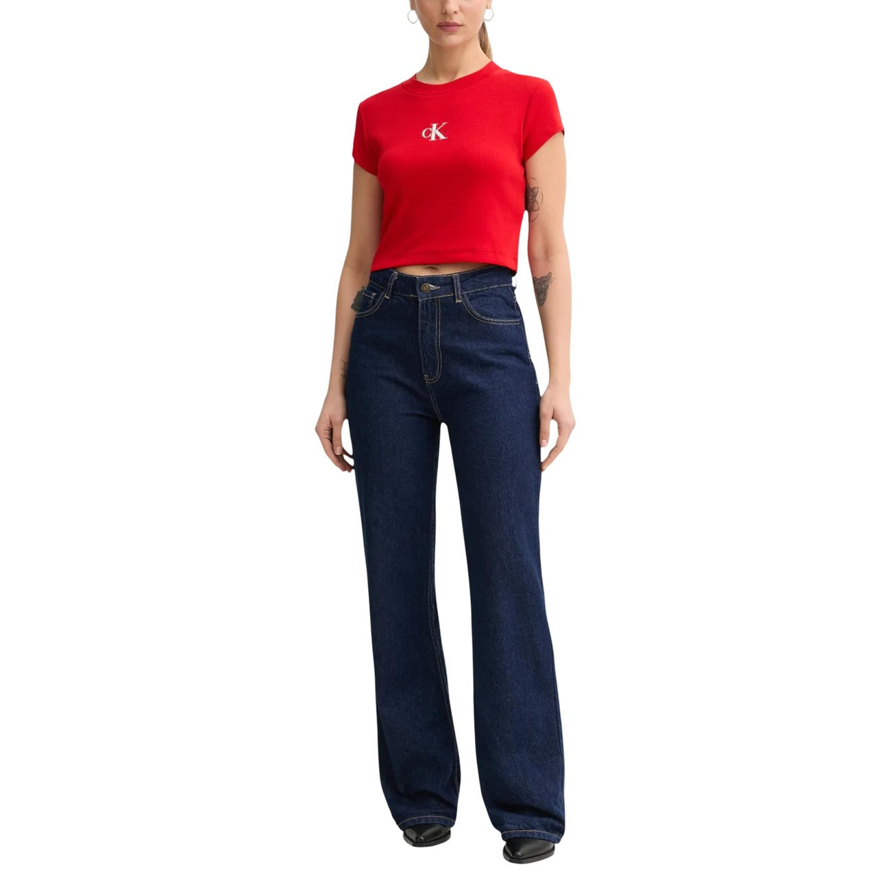 Calvin Klein Jeans Camiseta Mujer Versátil