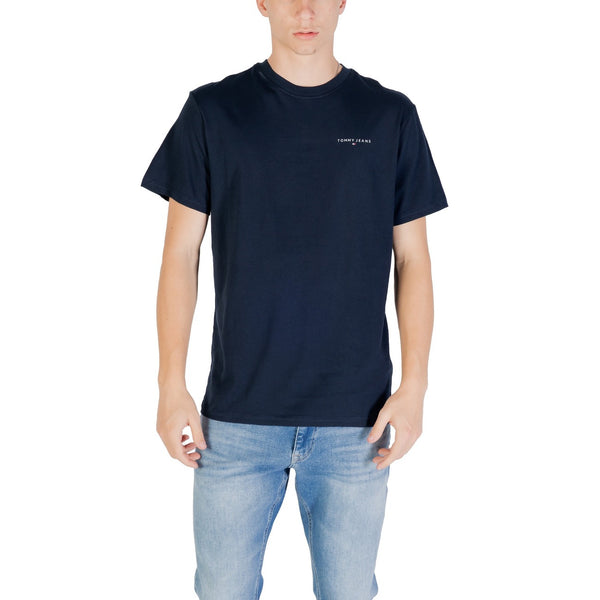 Tommy Hilfiger Jeans Camisetas Hombre Algodón Orgánico 100% Manga Corta Cuello Redondo