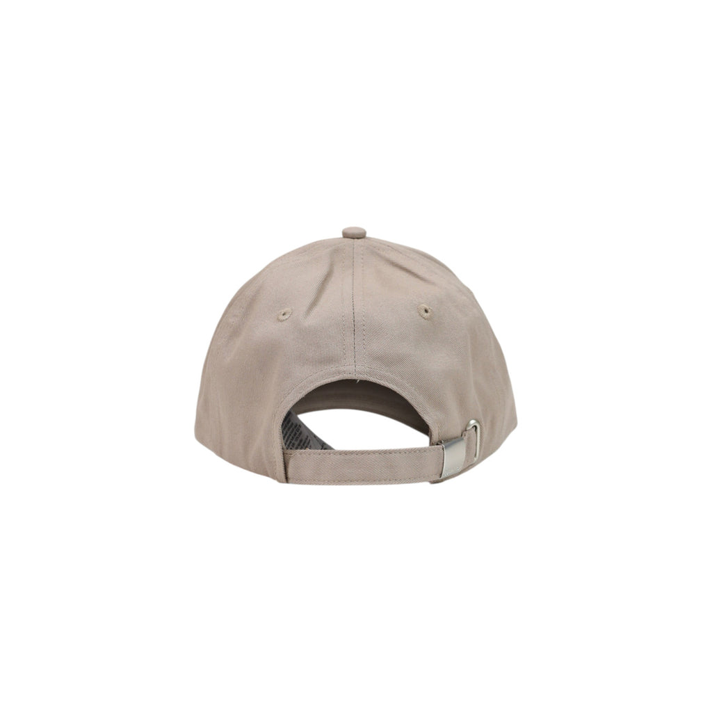 Calvin Klein Sombrero Hombre Beis 100% Algodón Con Hebilla Y Vista Moderna