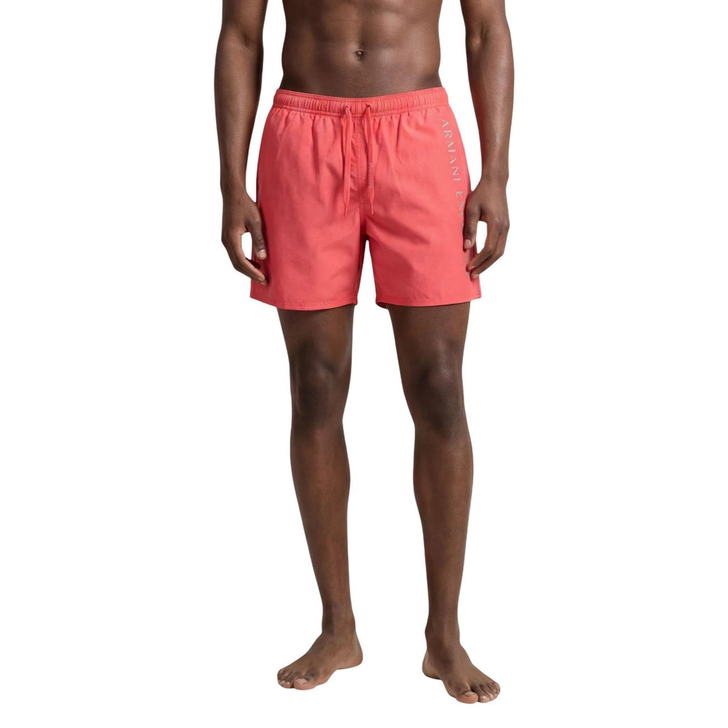Armani Exchange Maillots de Bain Homme Bleu Foncé avec Imprimé Subtil pour Printemps Été