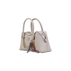 Guess Bolso Davina Beige Con Cremallera Mujer